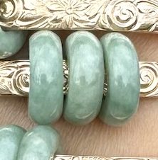 Hawaiian Heirloom 4mm Lucky Jade Bangle Bracelet