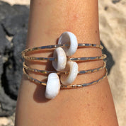 Puka Shell Bangle Bracelet