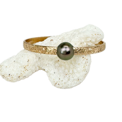 7.25" Tahitian Pearl 5mm Heirloom Bangle