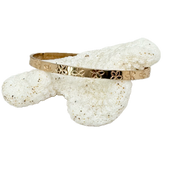 7.25" Plumeria Signature Bangle Bracelet