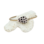 7.5" Hebrew Cone Shell Bangle