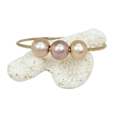 8.5" Cotton Candy Pearl Bangle