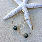 Tahitian Pearl Teardrop Earrings