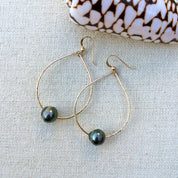 Tahitian Pearl Teardrop Earrings