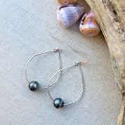 Tahitian Pearl Teardrop Earrings