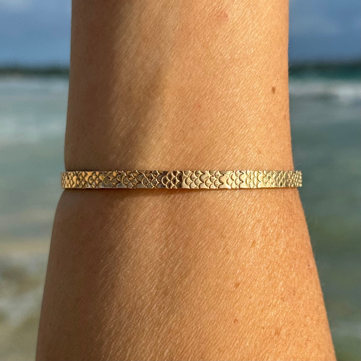 Aloha Bangles Mermaid Scales Signature Bangle Bracelet