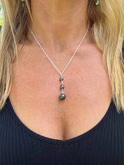 Tahitian Pearl Waterfall Necklace