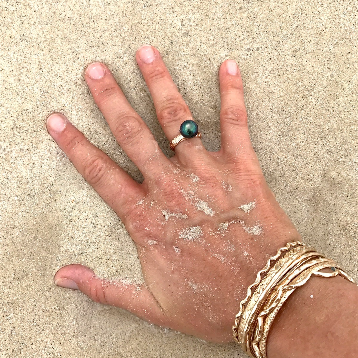 Tahitian Pearl Heirloom Ring