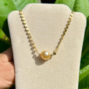 Golden South Sea Goddess Necklace