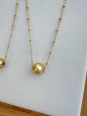 Golden South Sea Floater Necklaces