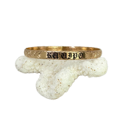 Kuʻuipo (Sweetheart) 6mm Engraved Hawaiian Heirloom Bangle Bracelet