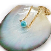 Larimar Goddess Necklace