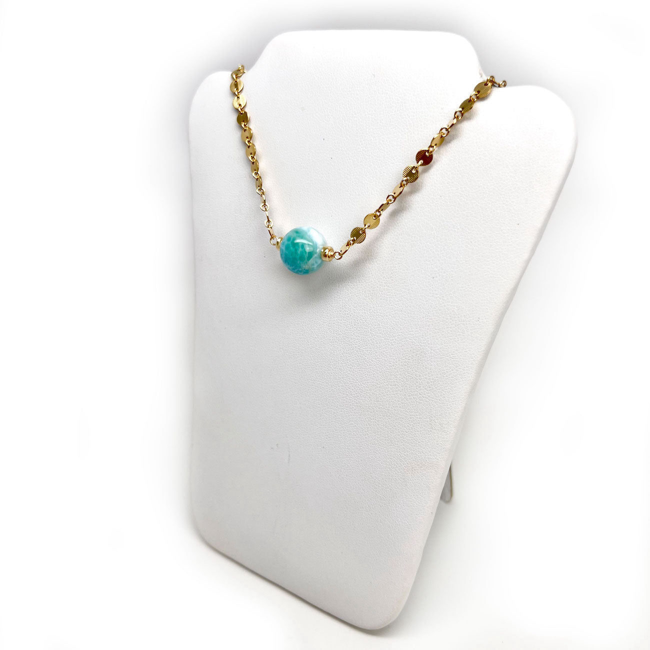 Larimar Goddess Necklace