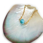 Larimar Goddess Necklace