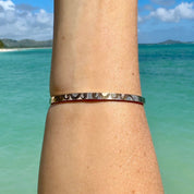 Octopus Engraved Signature Bangle Bracelet