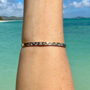 Octopus Engraved Signature Bangle Bracelet