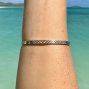 Siren Scales Engraved Signature Bangle Bracelet