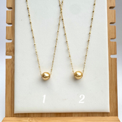 Golden South Sea Floater Necklaces