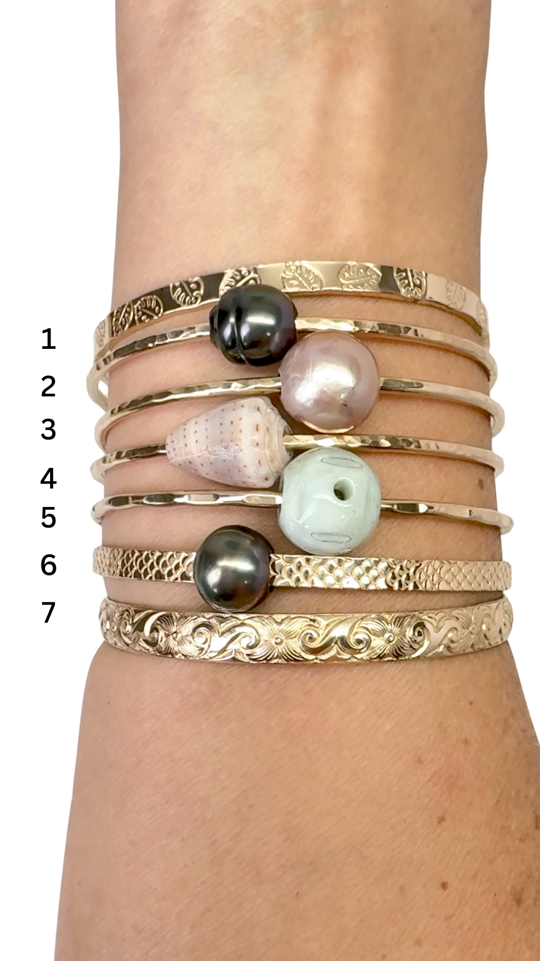 7.5” 14k GF Bangles