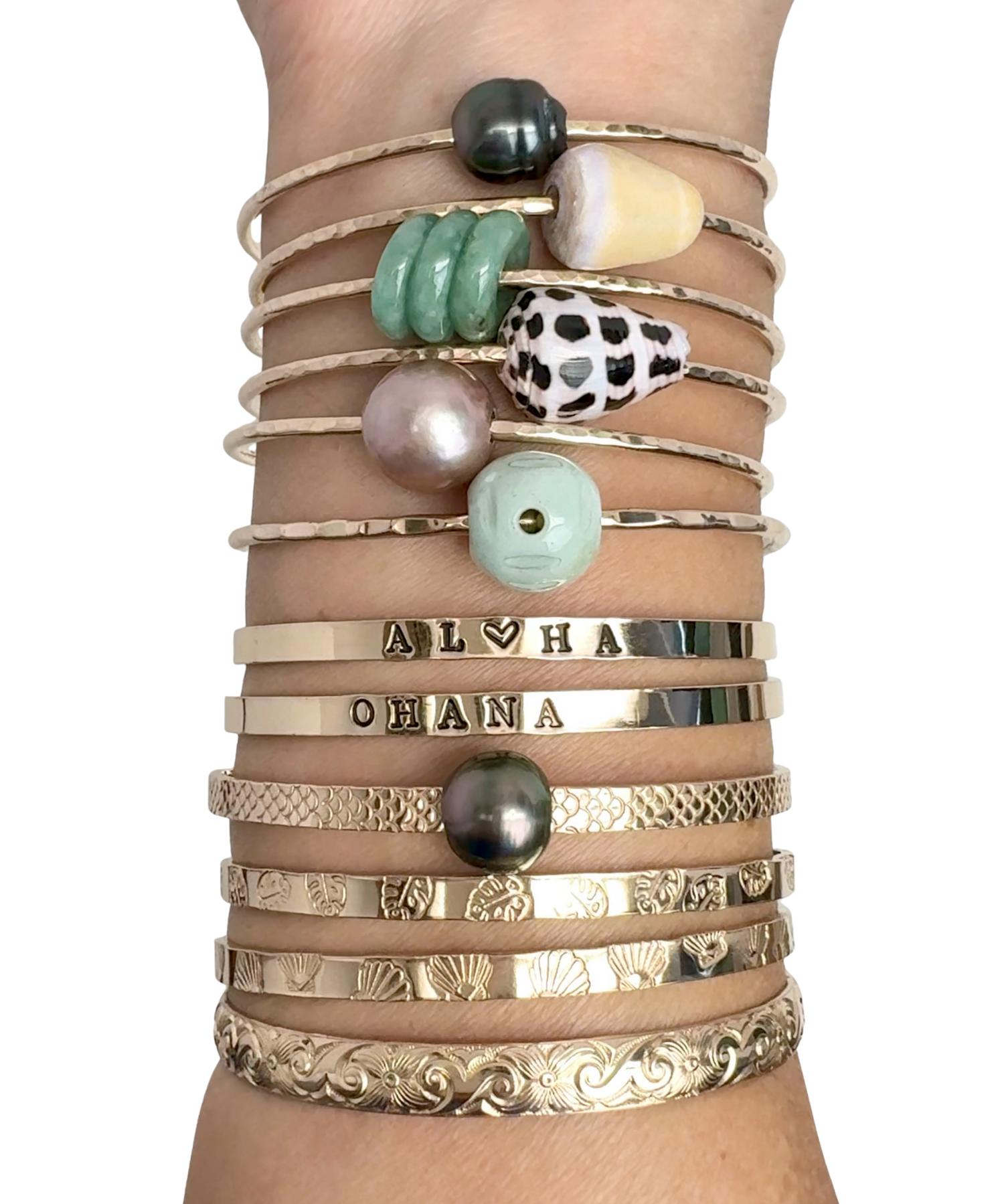 7.5” 14k GF Bangles