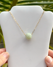 Lucky Jade Necklace - Intricate Carved Jade Stone