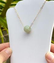 Lucky Jade Necklace - Intricate Carved Jade Stone