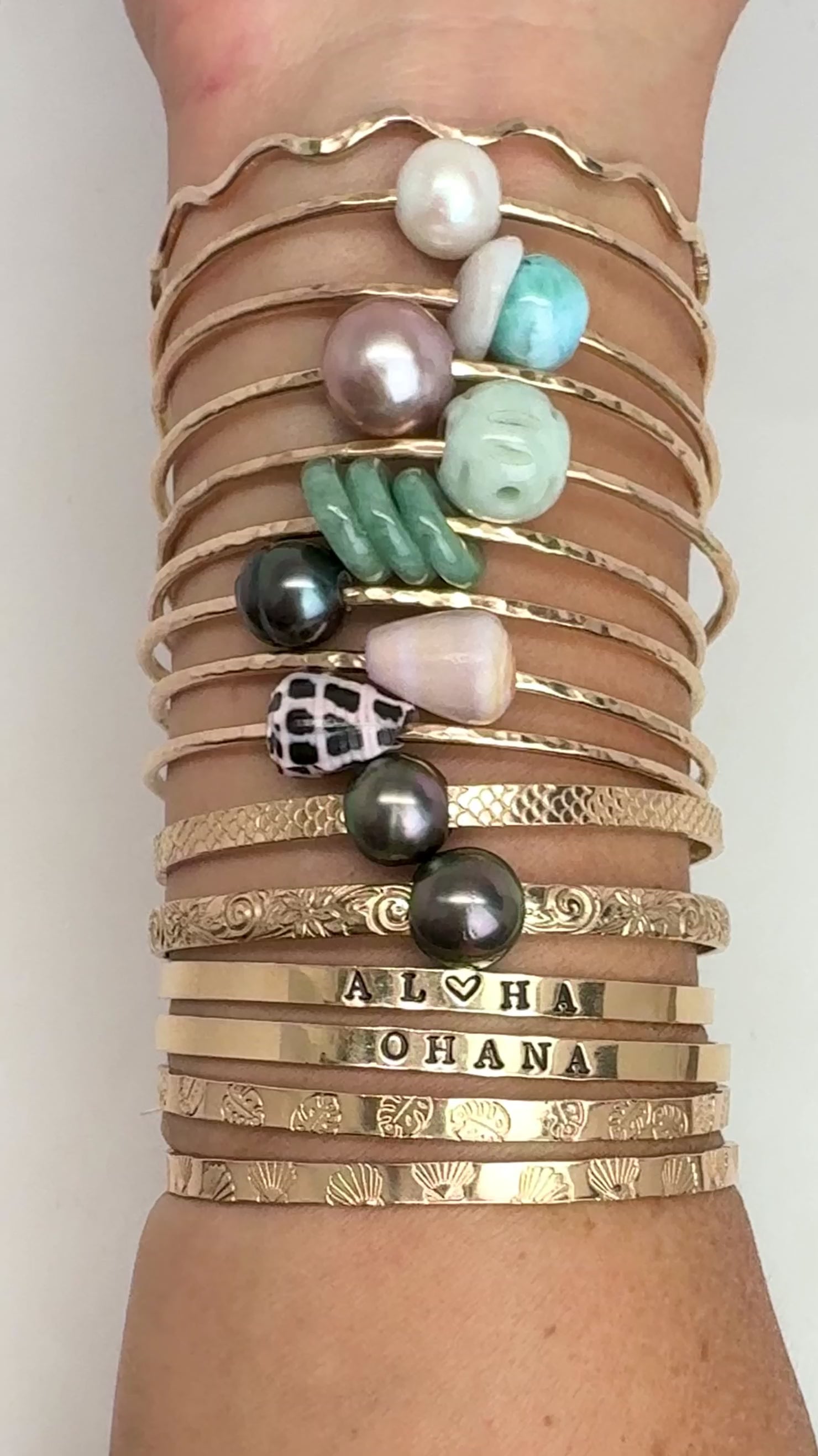 7.5” 14k GF Bangles