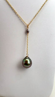 Tahitian Pearl Lariat Necklace