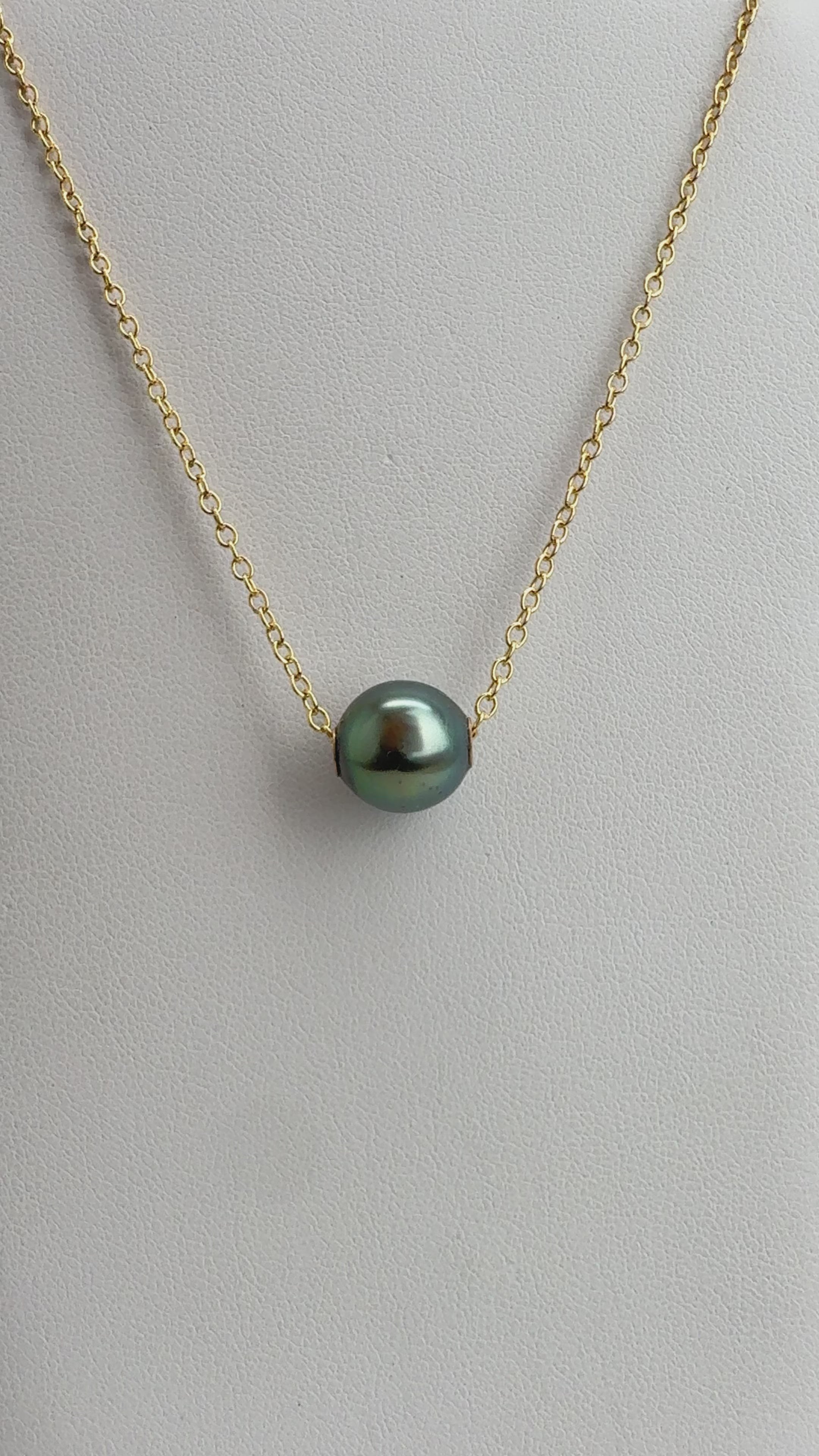 Tahitian Pearl Floater Necklace
