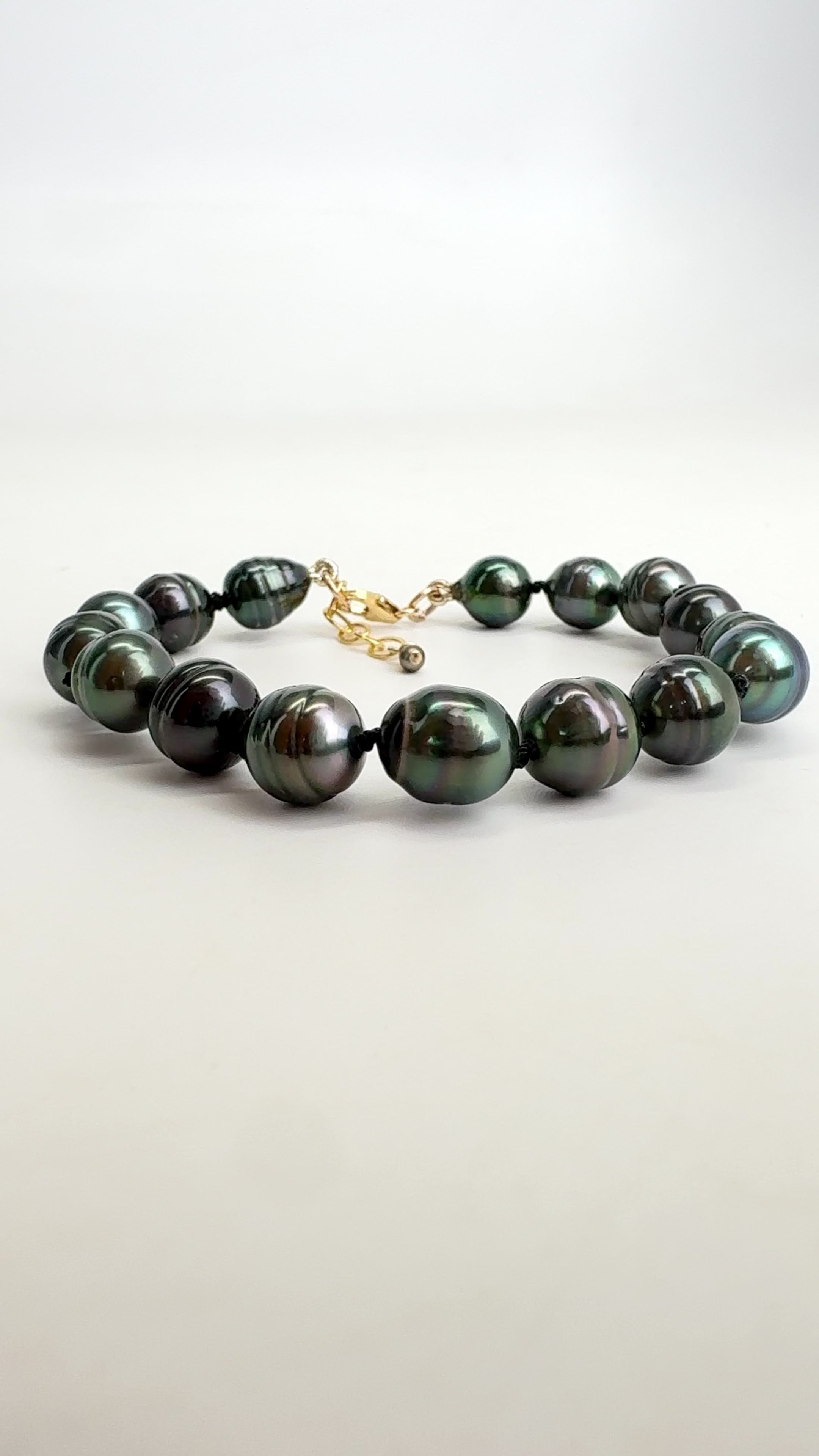 Tahitian Pearl Knotted Bracelet #3
