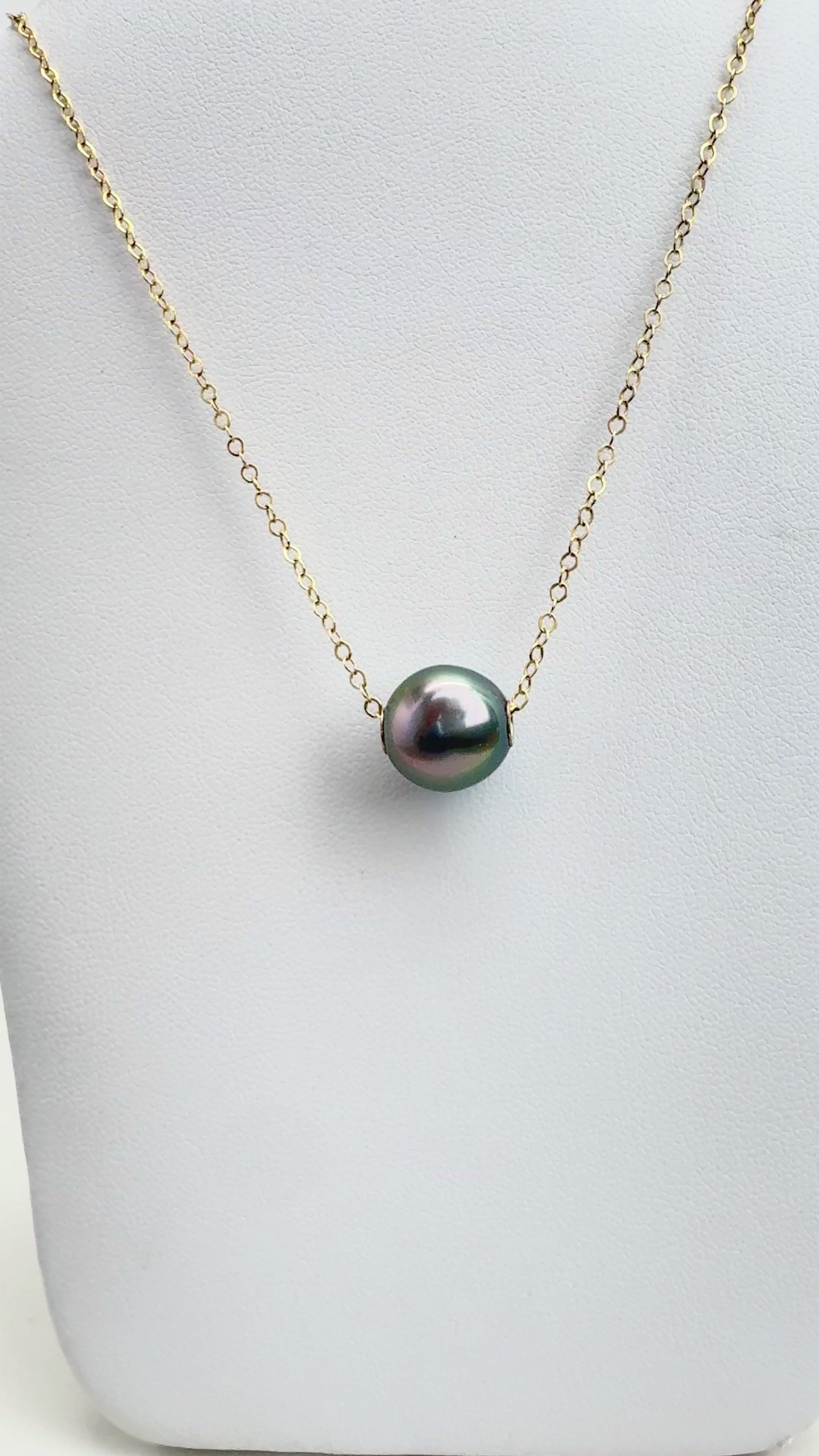 Tahitian Pearl Floater Necklace