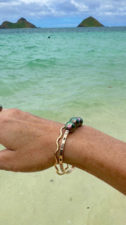 Aloha Bangles Engraved Signature Bangle Bracelet