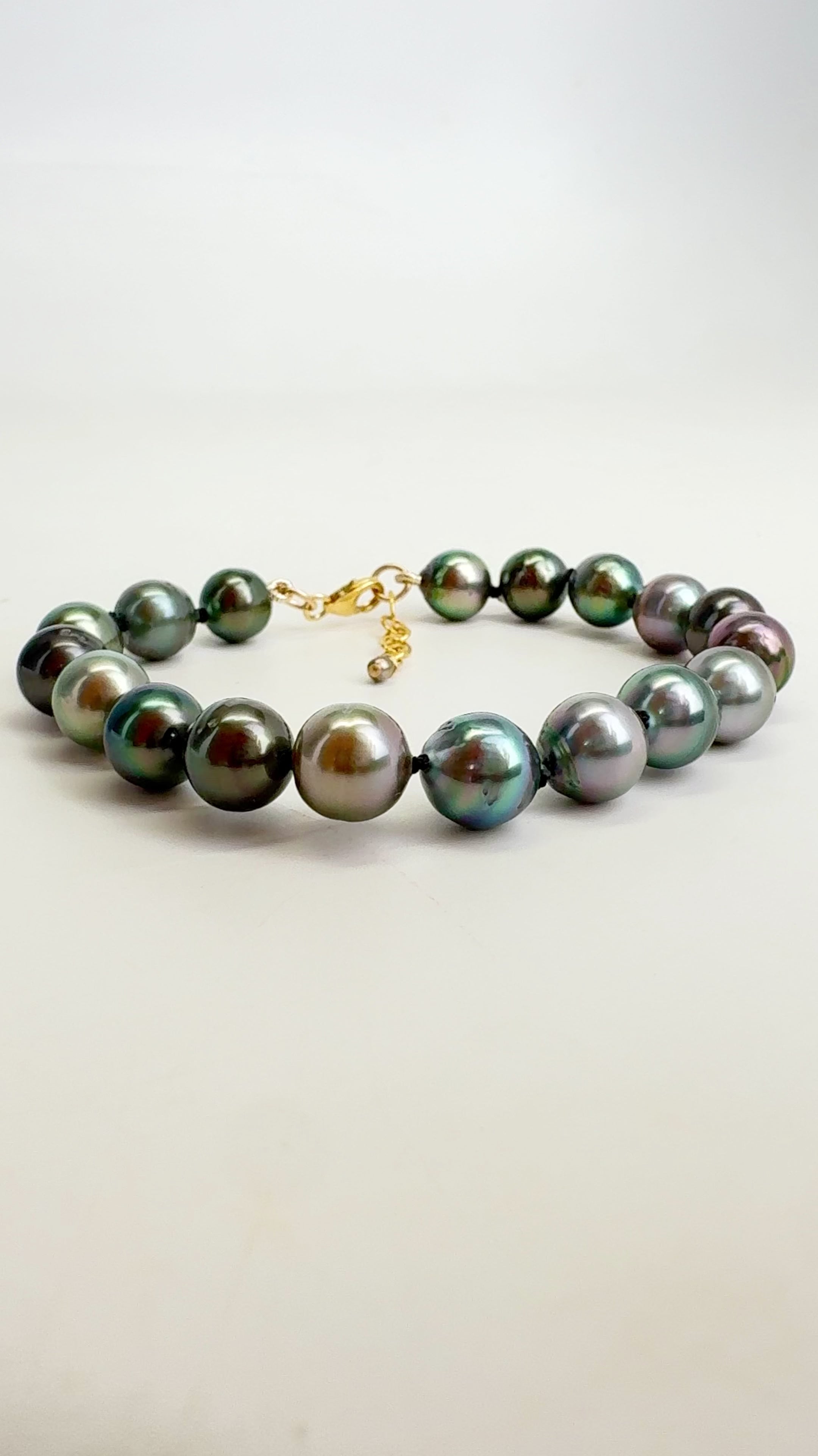Tahitian Pearl Knotted Bracelet #4