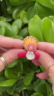 Tropical Gangster - Island Time Piece Bezeled Ring