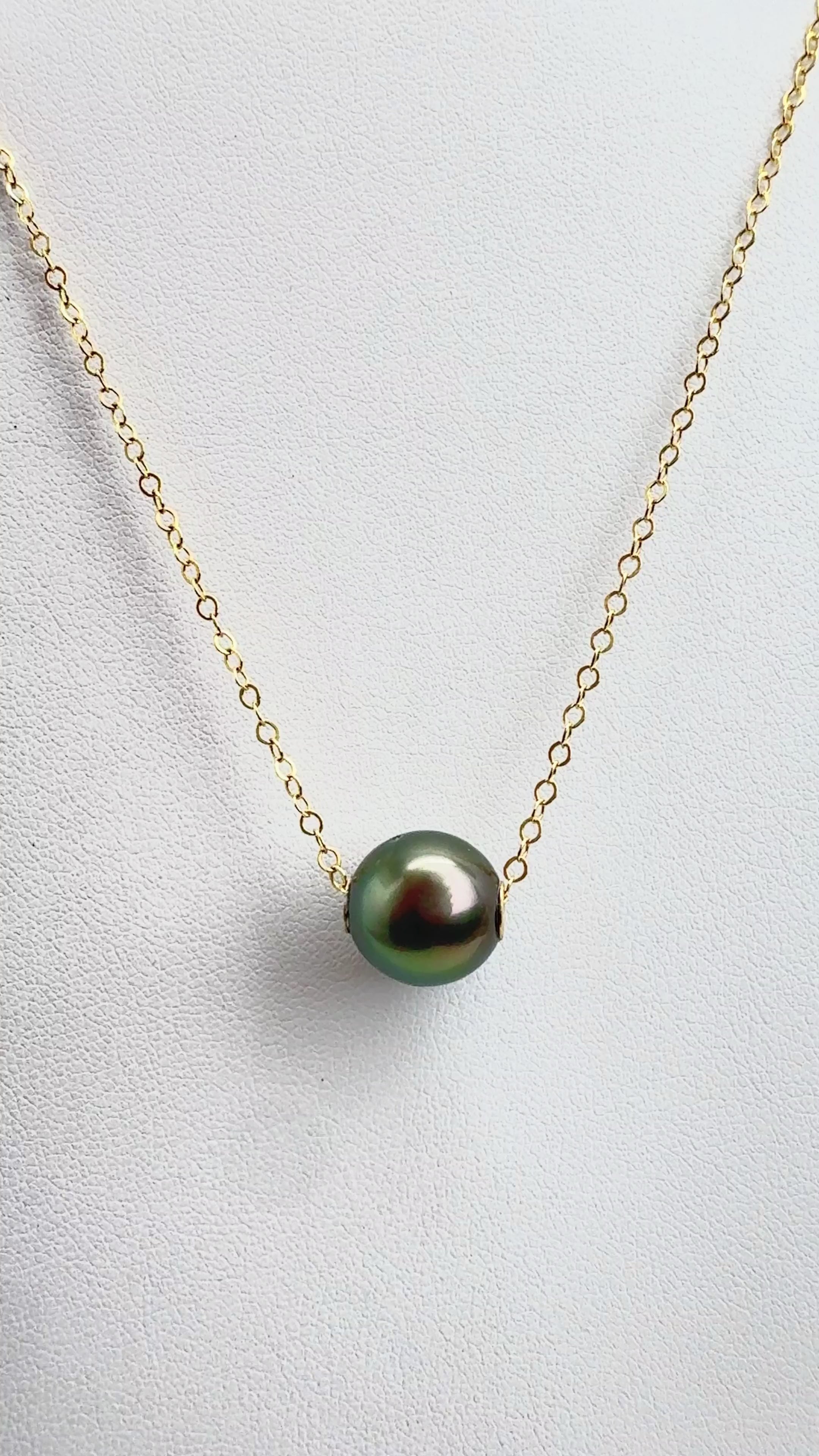 Tahitian Pearl Floater Necklace