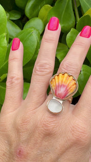Tropical Gangster - Island Time Piece Bezeled Ring