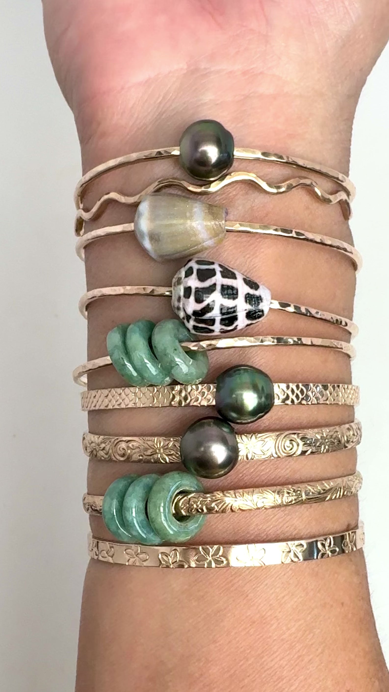 7.25” 14k GF Bangles