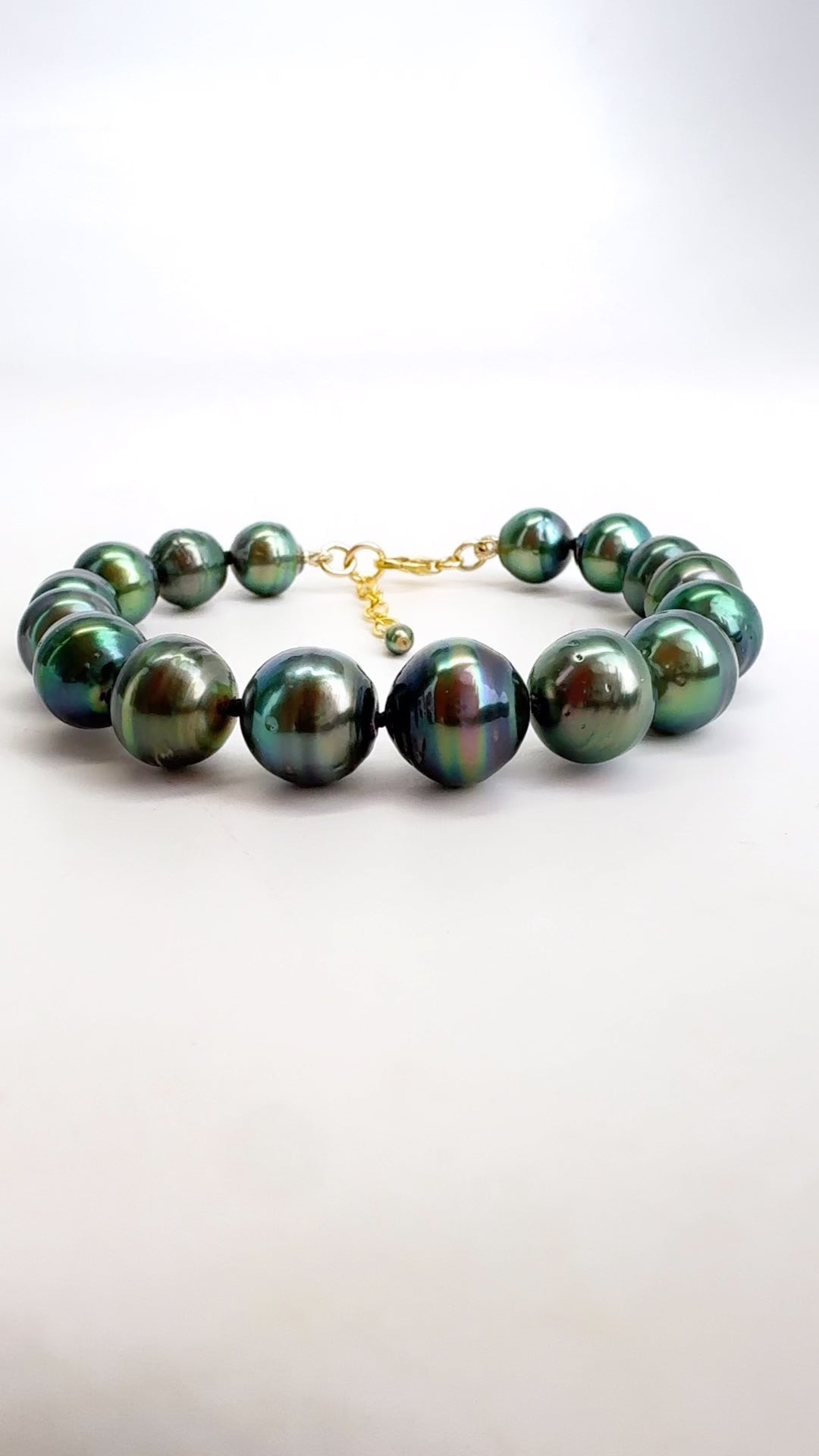Tahitian Pearl Knotted Bracelet #2