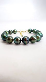 Tahitian Pearl Knotted Bracelet #2