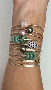 7.25” 14k GF Bangles