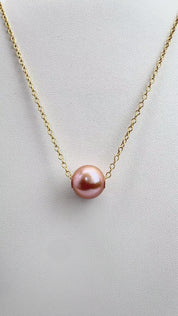 Pink Edison Pearl Bangle & Pink Edison Pearl Necklace Bundle