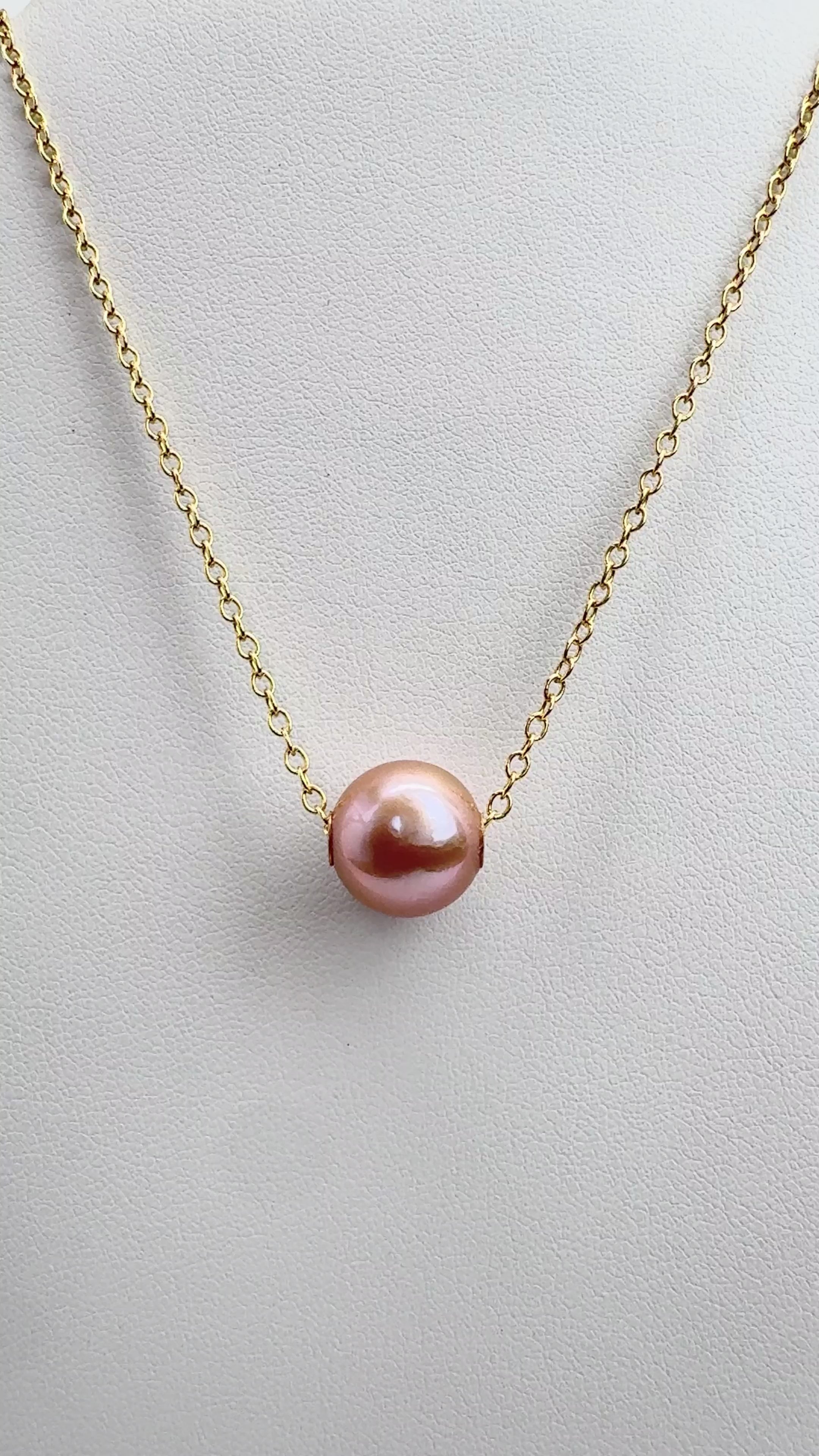 Pink Edison Pearl Bangle & Pink Edison Pearl Necklace Bundle