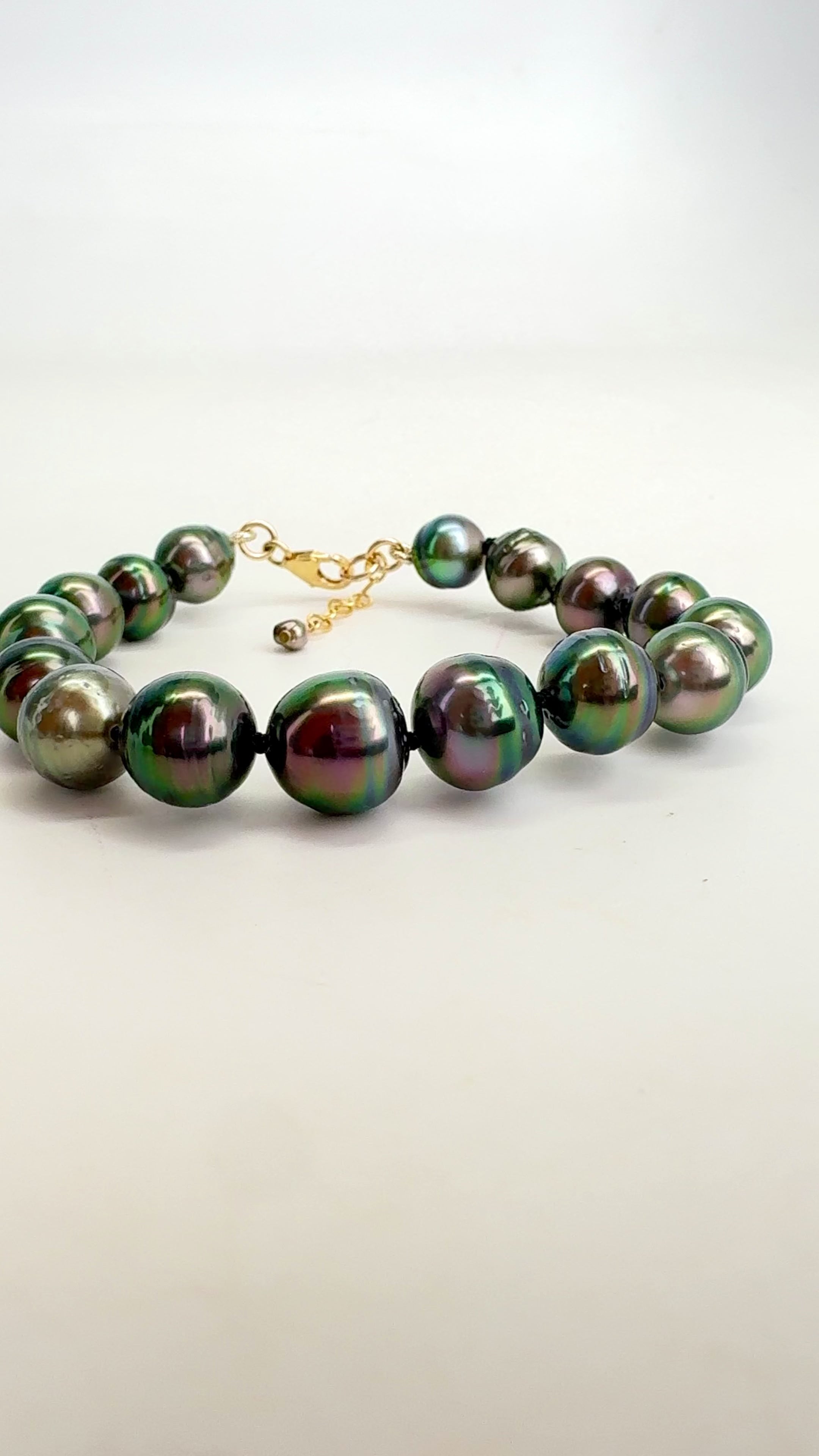 Tahitian Pearl Knotted Bracelet #1