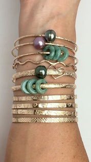 7.75” 14k GF Bangles