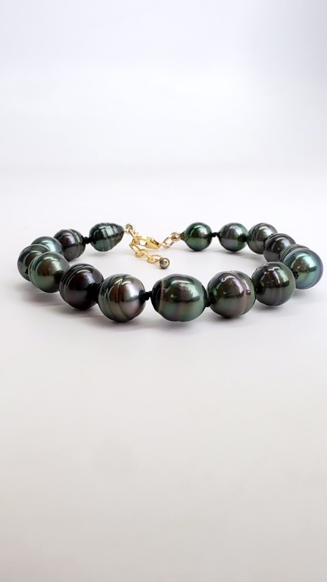 Tahitian Pearl Knotted Bracelet #3