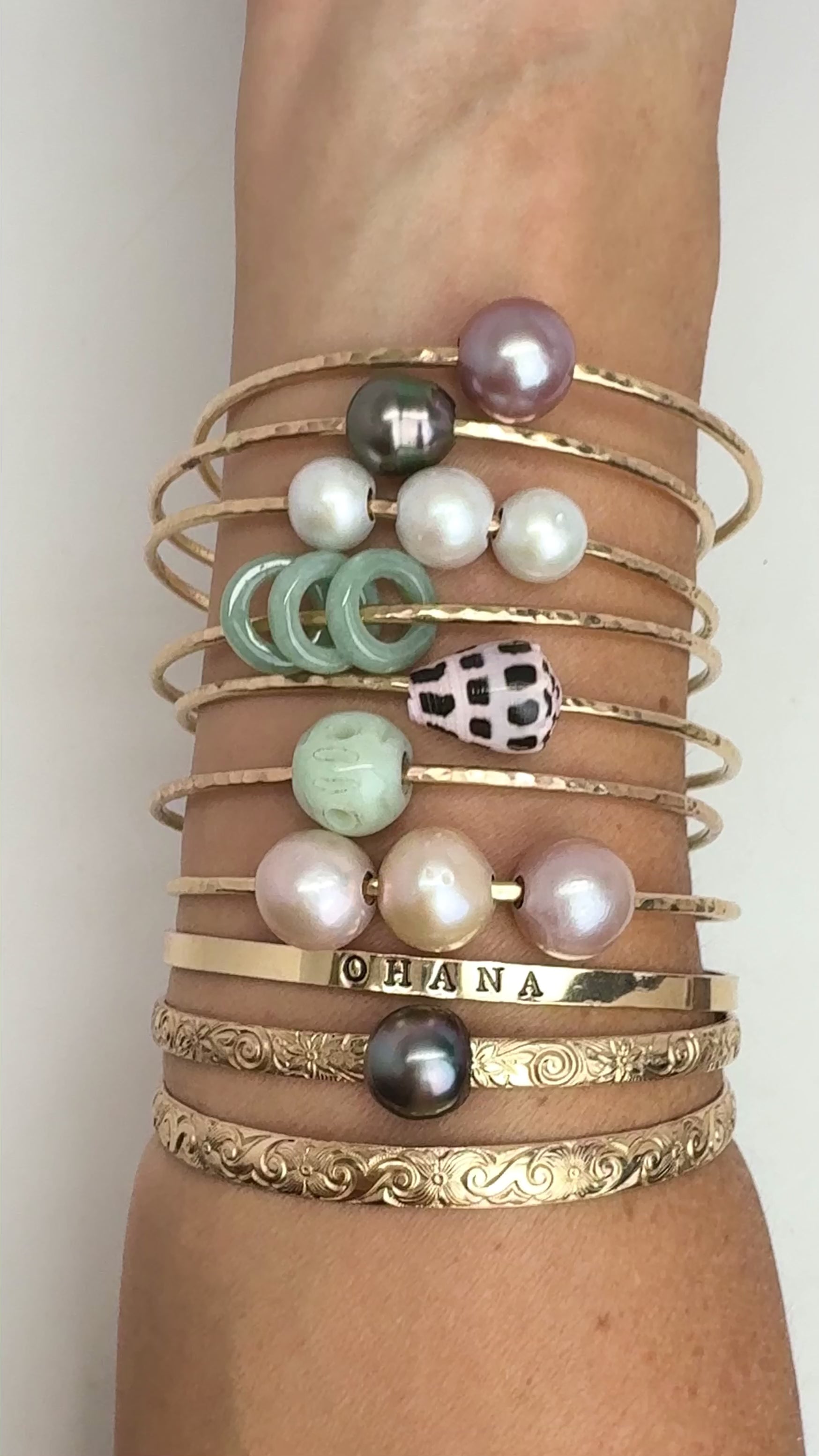 8.5” 14k GF Bangles – Aloha Bangles