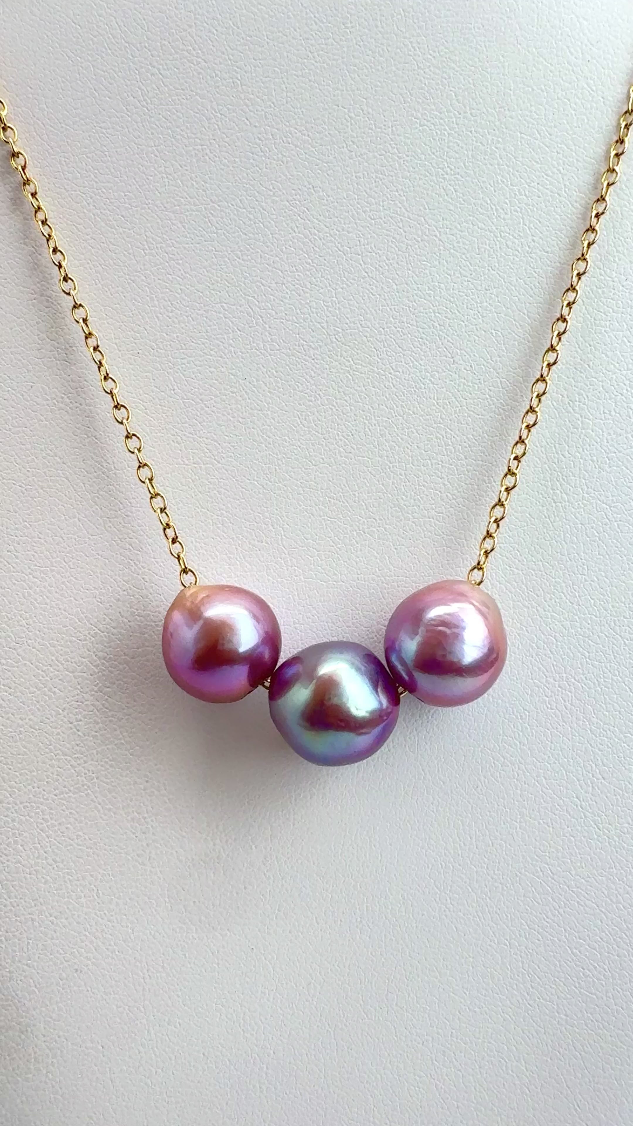 Lilikoi Edison Pearl Floater Necklace