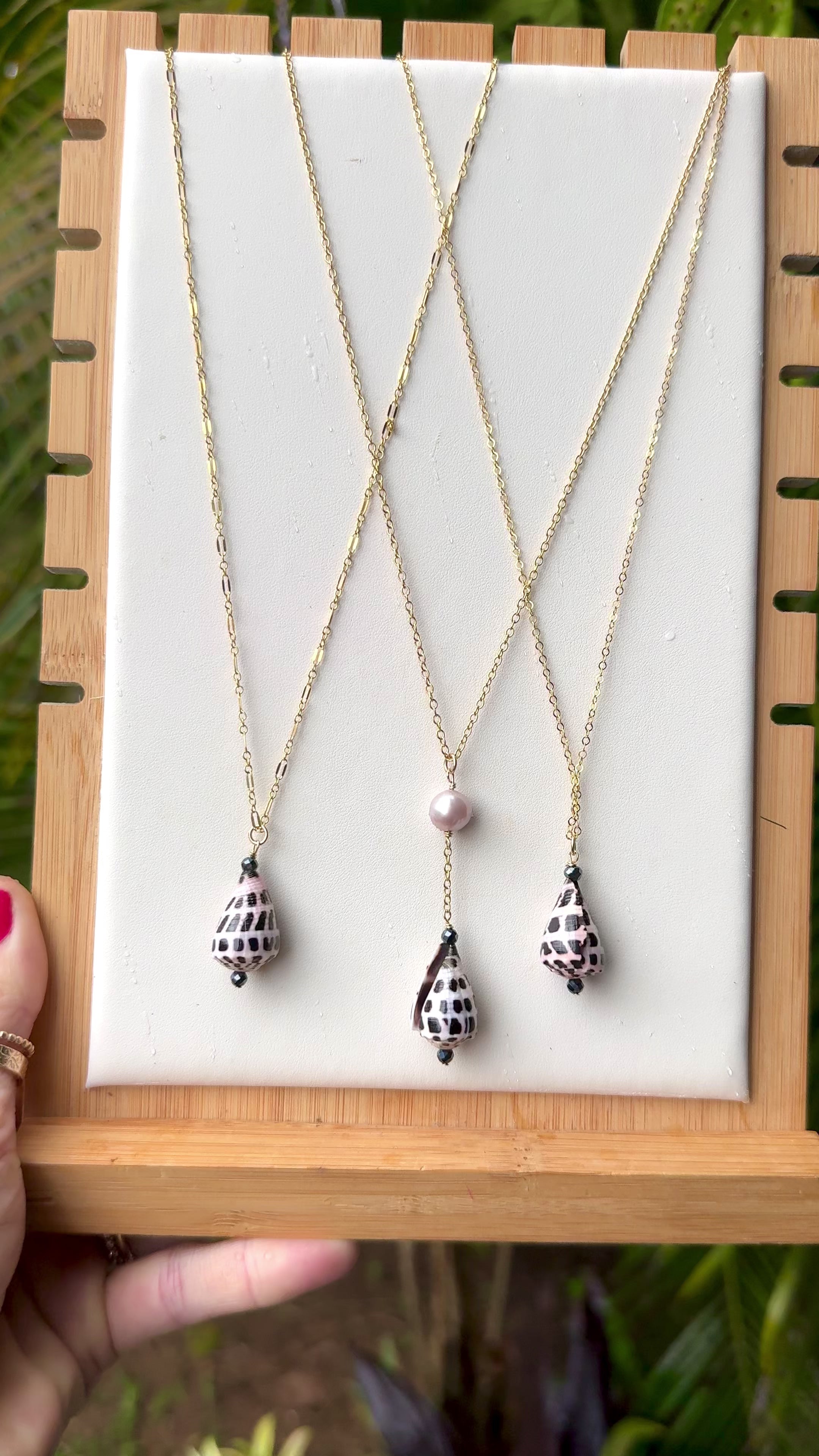 Hebrew Cone Shell Necklaces