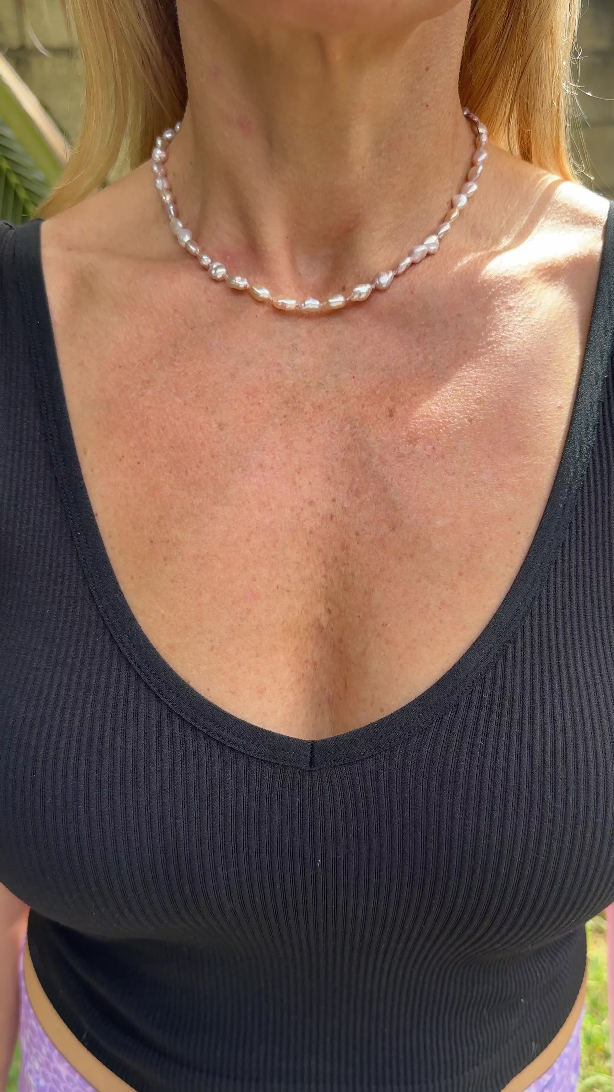 Pink Edison Pearl Strand