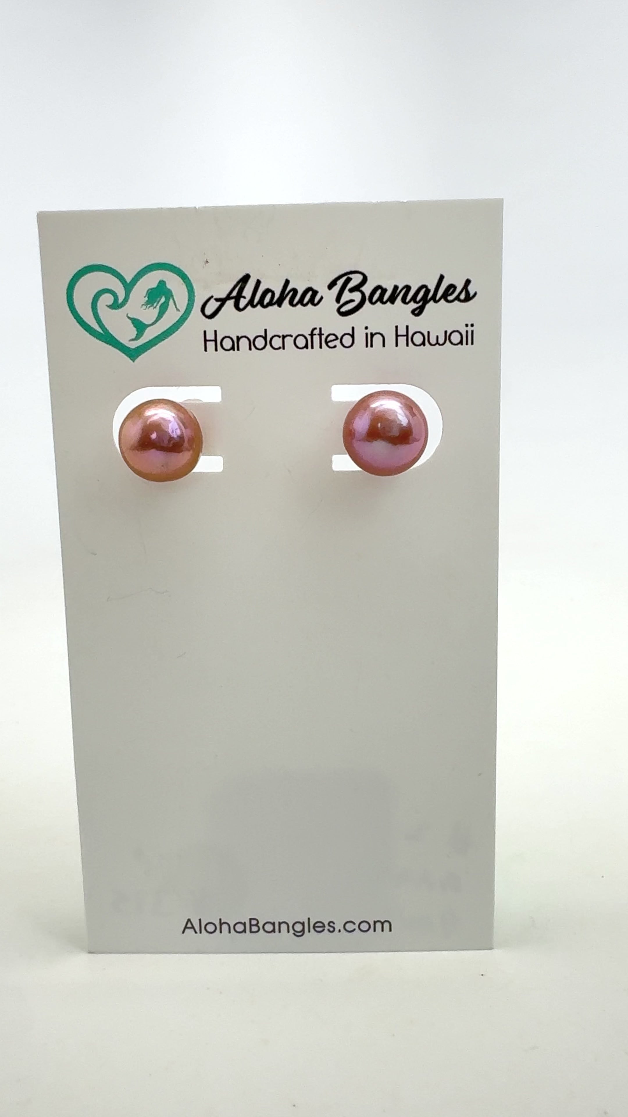 Pink Edison Studs #2